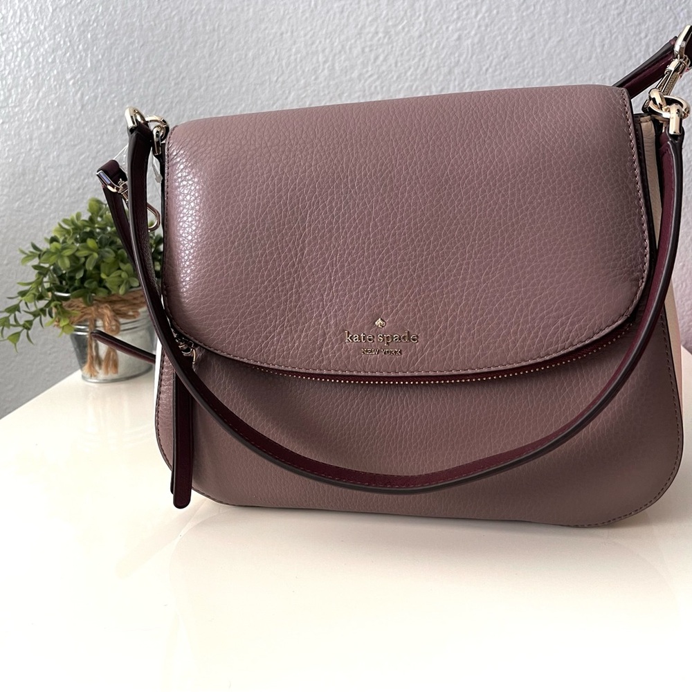 Kate Spade colorblock Mauve handbag